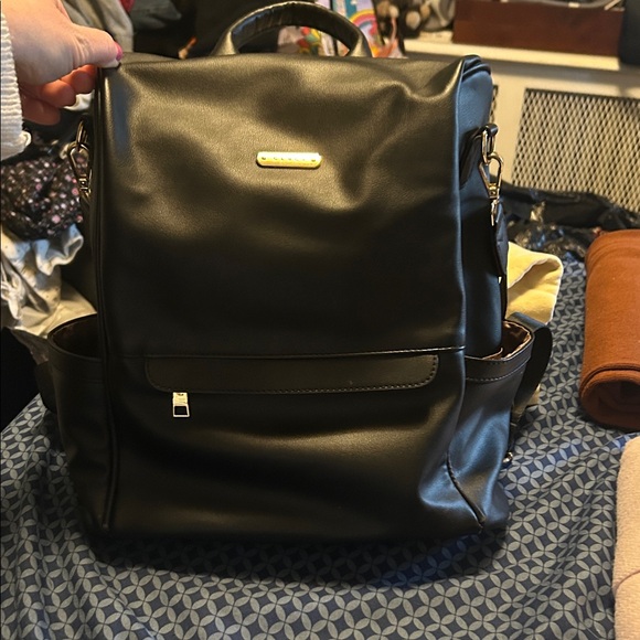 Cluci Handbags - Faux Leather Backpack